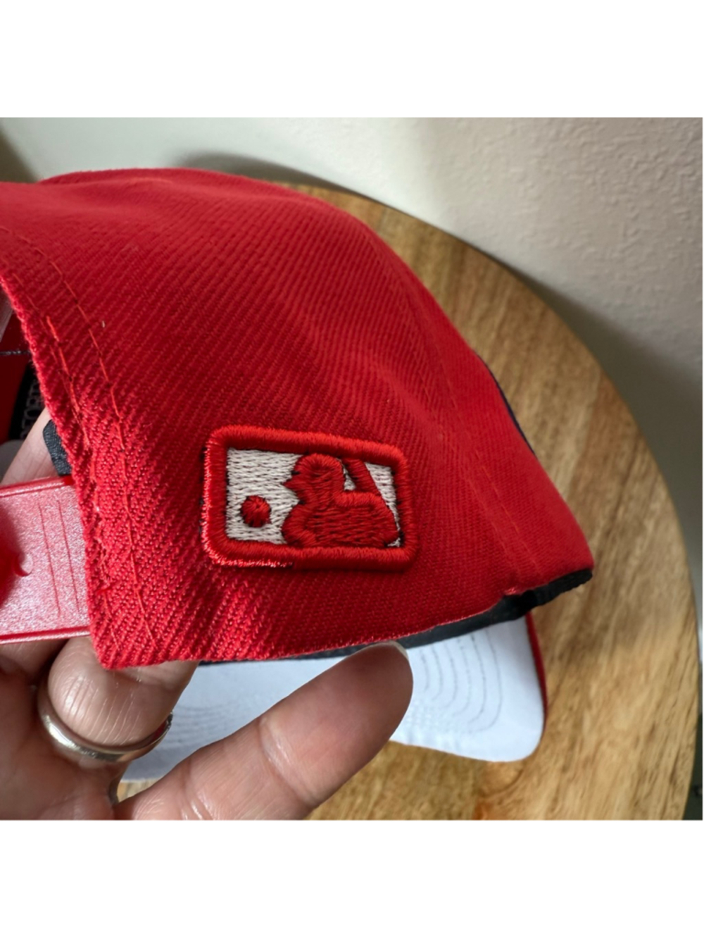 Men's New Era Red New York Yankees Adjustable Baseball Cap One Size - Picture 11 of 13